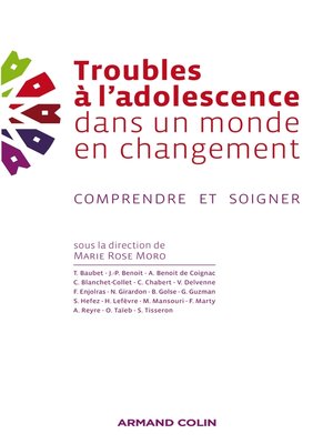 cover image of Troubles à l'adolescence dans un monde en changement